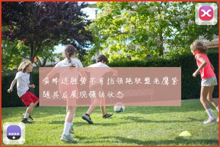 黄蜂连胜势不可挡领跑联盟老鹰紧随其后展现强劲状态